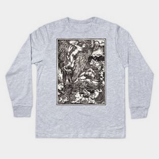 Perseus and Andromeda Kids Long Sleeve T-Shirt